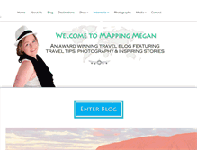 Tablet Screenshot of mappingmegan.com